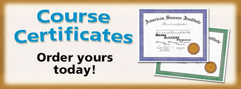 Master Success Course Certificate Master Success Course Certificate